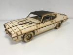 Pontiac GTO Judge als 3D Grossmodell aus Holz